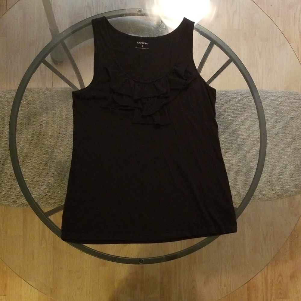 Express ruffle tank